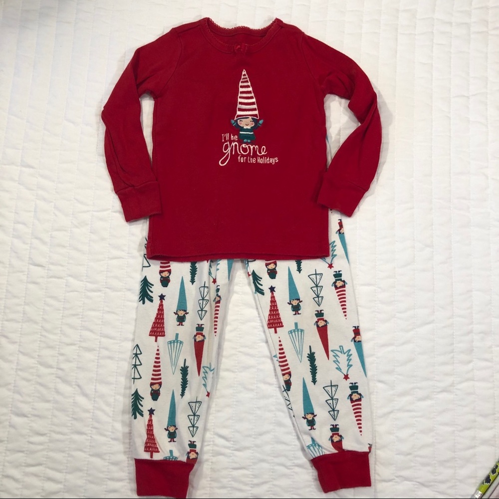 Gymboree Girls Christmas Holiday Pajamas